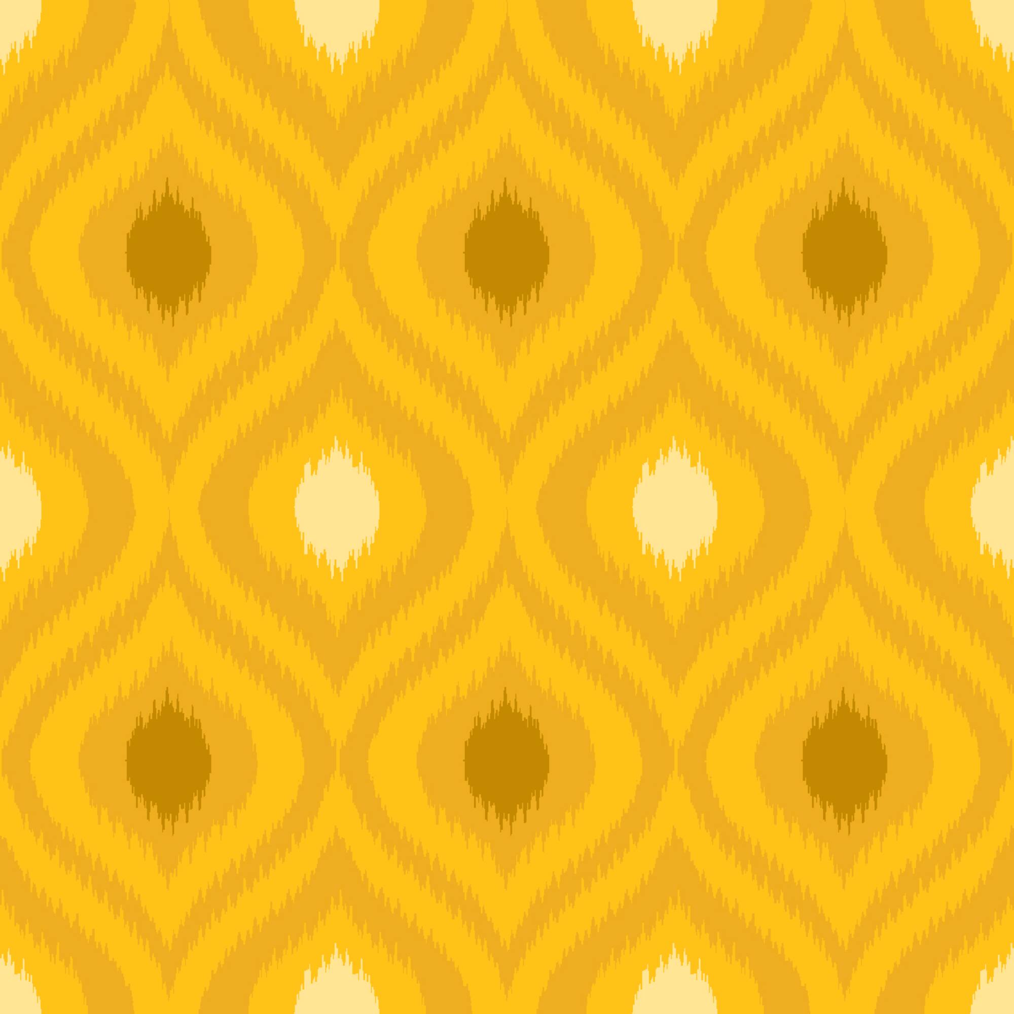 Springs Creative Tonal Ikat Golden Yellow Quilting Cotton Fabric